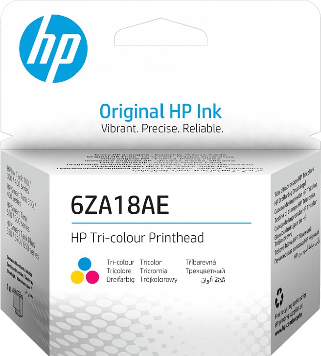 Печатающая головка HP 6ZA18AE Tri-Color Printhead