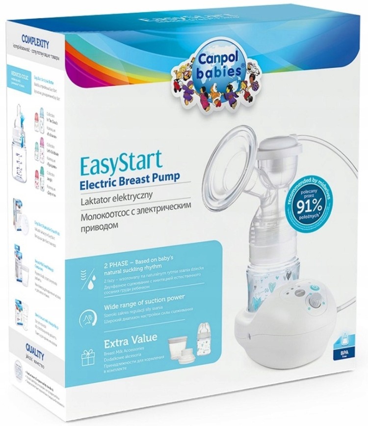 Молокоотсос Canpol Babies EasyStart 12/202 белый