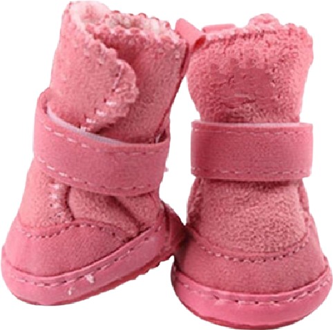 Ботинки зимние 123 розовый XL
