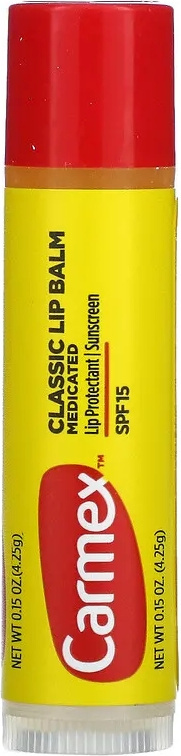 Carmex бальзам Classic Lip Balm Medicated SPF15 4.25 мл