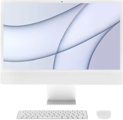 Моноблок Apple iMac 24 2021 A2438 Z12Q000BV серебристый