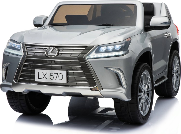 Электромобиль Pinghu Dake Lexus LX570 серебристый