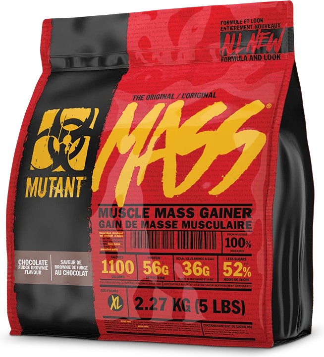 Гейнер Mutant Mass 5 lbs. Шоколадный брауни 2270 г