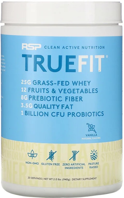 Протеин RSP TrueFit Grass-Fed Whey Protein Ваниль 940 г