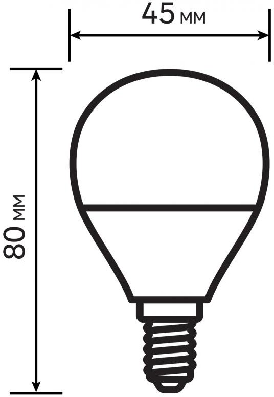 Лампочка Lexman 82991547 5W E14 1 шт