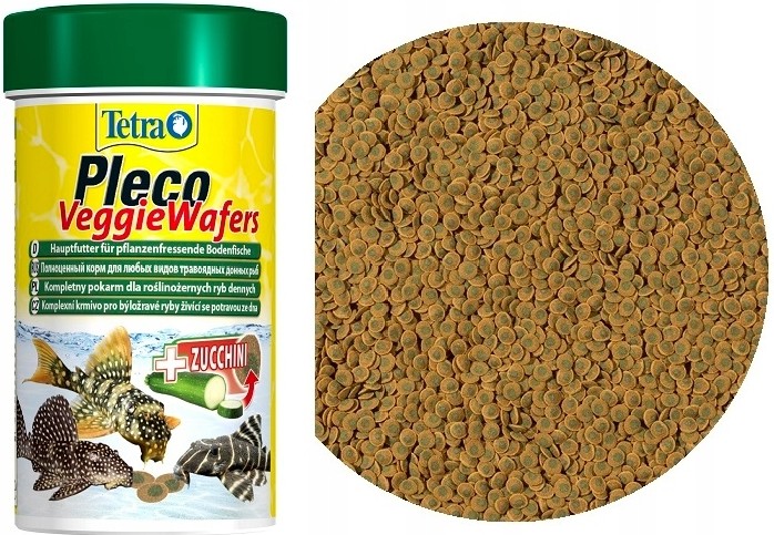 Корм Tetra Pleco Veggie Wafers для травоядных донных рыб 200 г