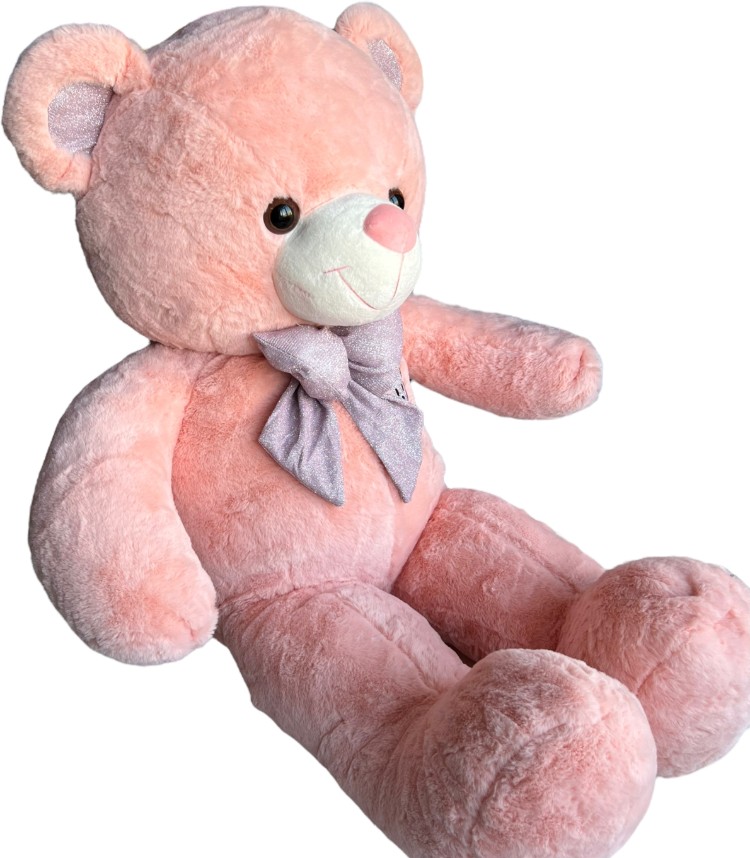 мягкая игрушка Ted My Friend Медведь, высота 95 см, розовый