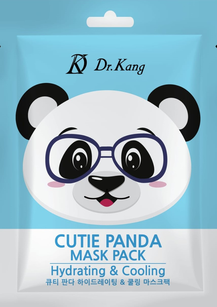 Маска для лица DR. KANG тканевая Cutie Panda Hydration Cooling Mask Pack 23 мл