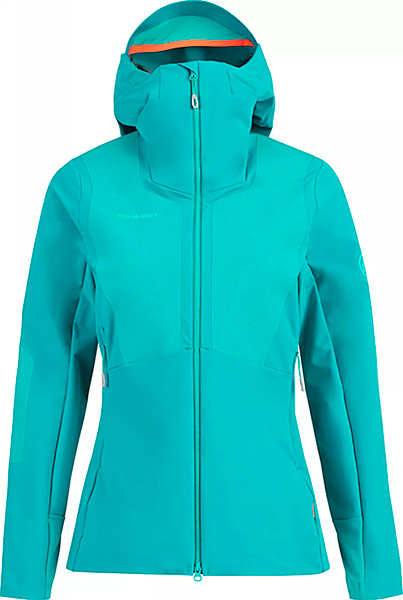 Куртка Mammut W Aenergy Pro So Hooded Jacket 1011-00740 бирюзовая XS