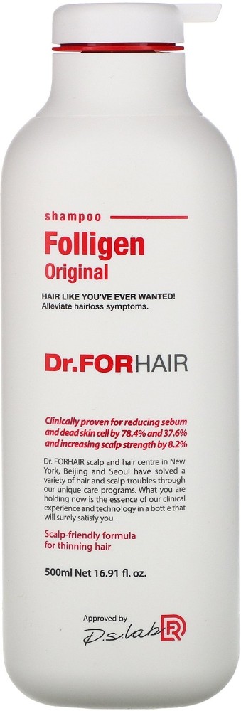 Dr.FORHAIR Folligen Original Shampoo против выпадения волос 500 мл