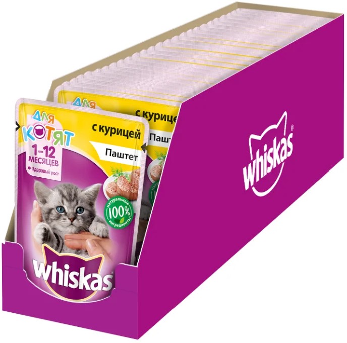 Вискас паштет. Корм для котят Whiskas с курицей 24шт. Х 85 Г. Корм для пожилых кошек Whiskas с ягненком 28шт. Х 85 Г. Корм Whiskas для котят паштет с курицей 85г. Корм влажный для котят Whiskas рагу ягнёнка 75г.