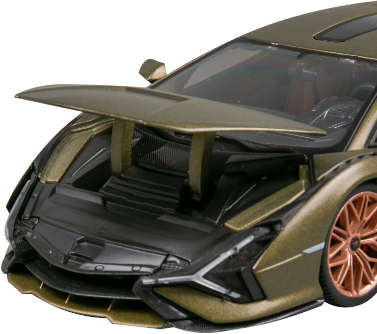 Машинка BBurago Lamborghini Sián FKP 37 18-11046 GN, металл, зеленый