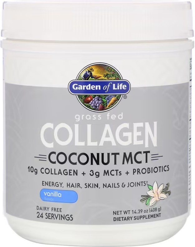 Garden of Life Grass Fed Collagen Ваниль-Кокос 408 г