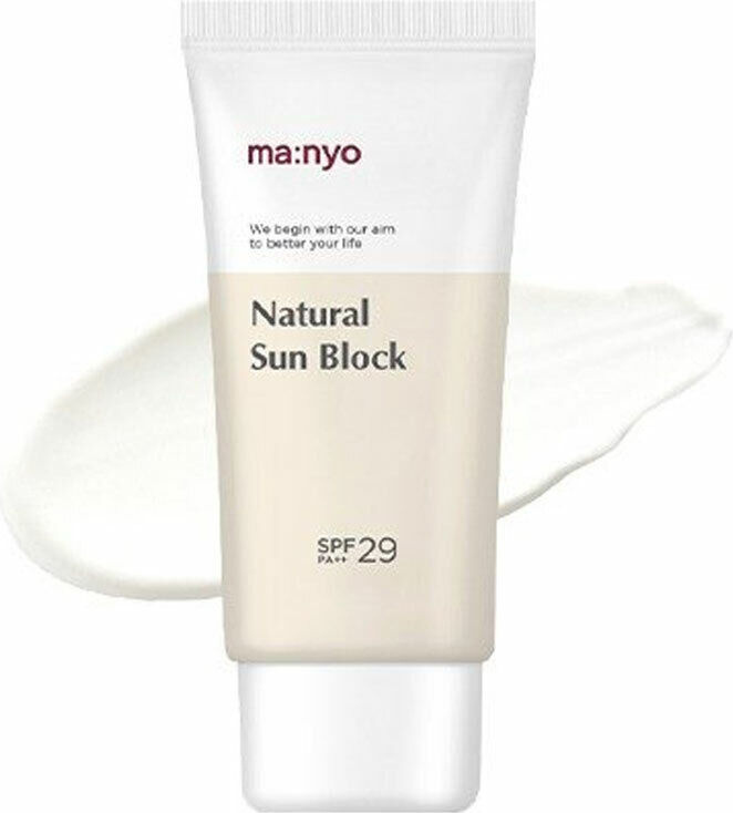 Натуральный спф. Manyo SPF 50. Manyo natural Sun Block SPF 29. Солнцезащитный крем на натуральной основе Manyo natural Sunblock spf29 pa++, 50 гр..