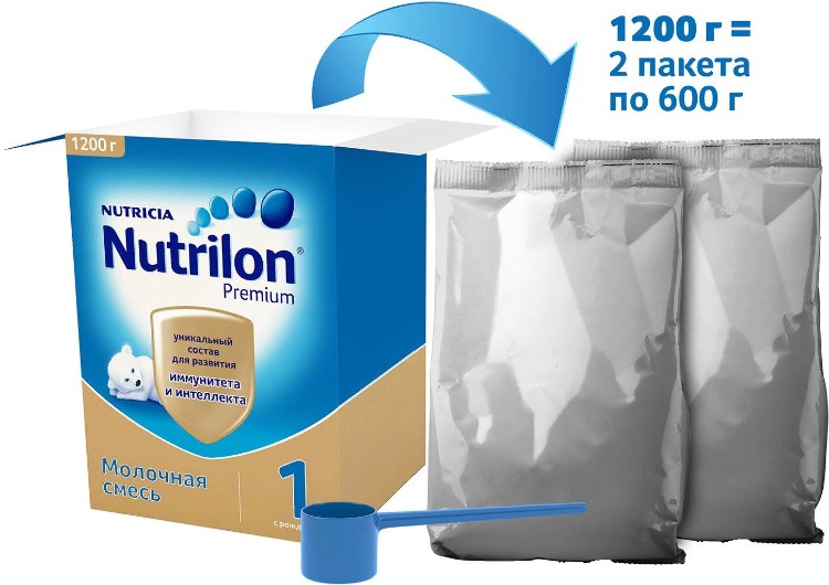 Nutrilon Premium 1 с рождения 1200 г