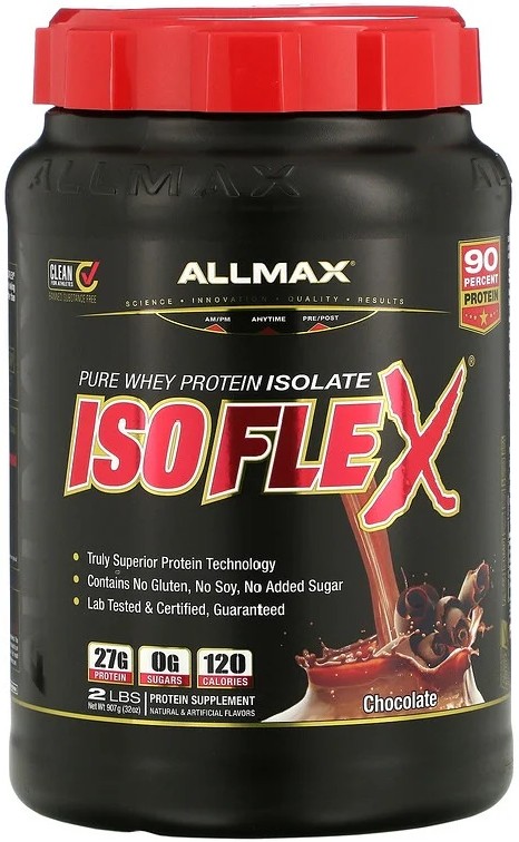 Протеин ALLMAX Nutrition 100% Ultra-Pure Whey Protein Isolate Шоколад 907 г