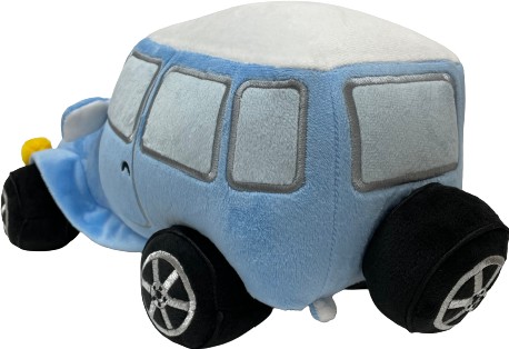 Toyota мягкая игрушка Автомобиль Blue, высота 17 см