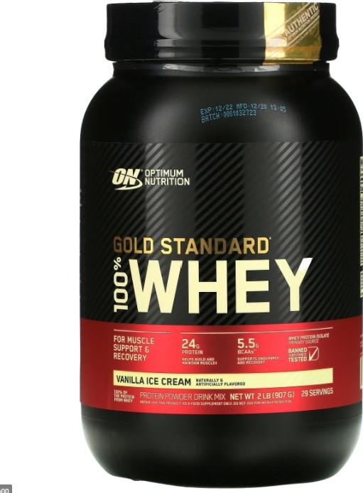 Протеин Optimum Nutrition Gold Standard 100% Whey Французская Ваниль 908 г