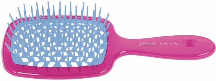 Janeke массажная расческа Superbrush 86SP234 FUX фиолетовый 17 см