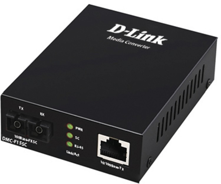 Медиаконвертер D-Link DMC-F15SC/B1A черный