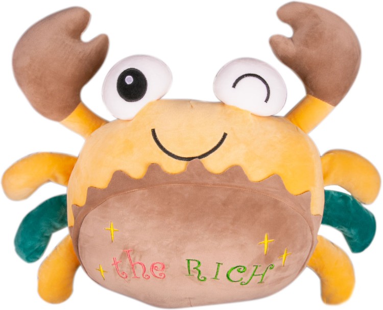 Мягкая игрушка PLUSH Краб, высота 45 см, мультиколор