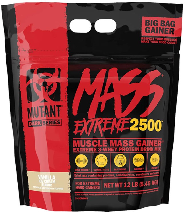 Гейнер Mutant Mass Extreme 2500 Ваниль 5450 г