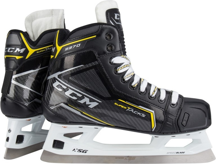 Коньки CCM Super Tacks 9370 Goalie SR 9.0 D черный RU 43