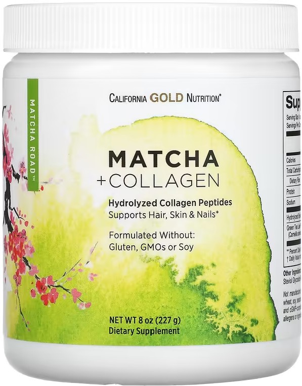 California Gold Nutrition MATCHA ROAD Матча 227 г