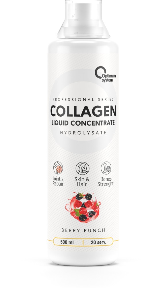 Optimum System Collagen Concentrate Liquid Ягодный пунш 500 мл