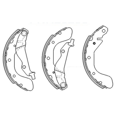 Тормозные колодки Шевроле Авео (Т200), (Т300), задние барабанные OPL201