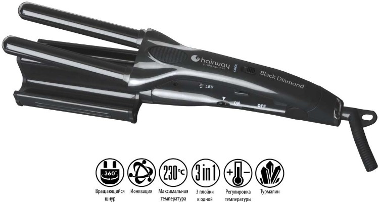 Hairway Black Diamond C040 плойка