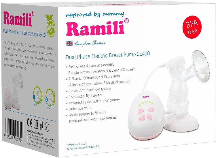 Молокоотсос Ramili Baby SE400 белый