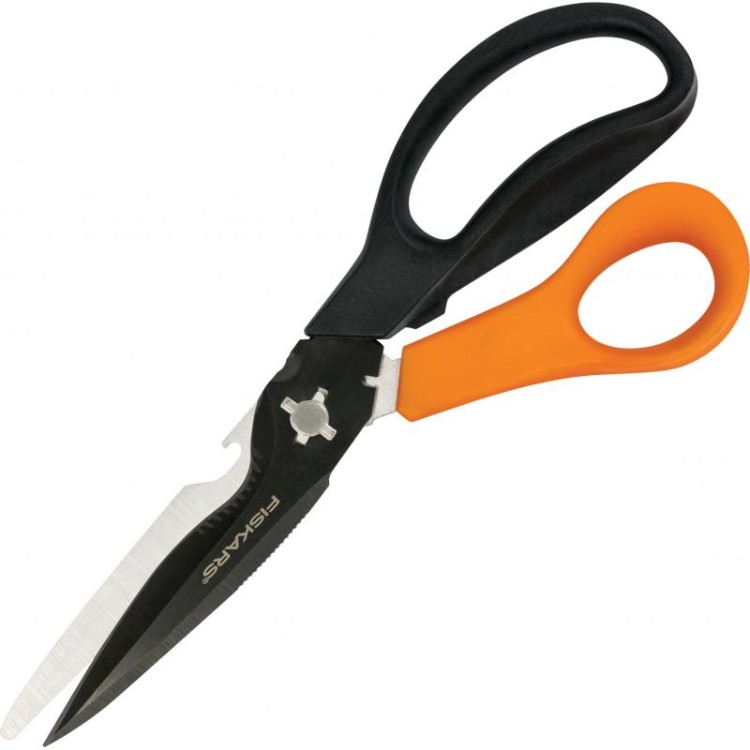 Ножницы fiskars для рыбы с покрытием Softouch 22 см